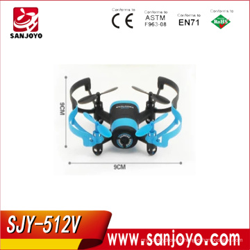 Date JXD mini nano drone avec mode sans tête une clé retour 4G SD carte mini USB drone quadcopter avec 0.3mp caméra SJY -512V